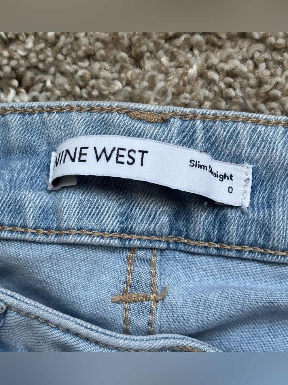 Nine West Slim Straight Jeans - Picture 2 of 9